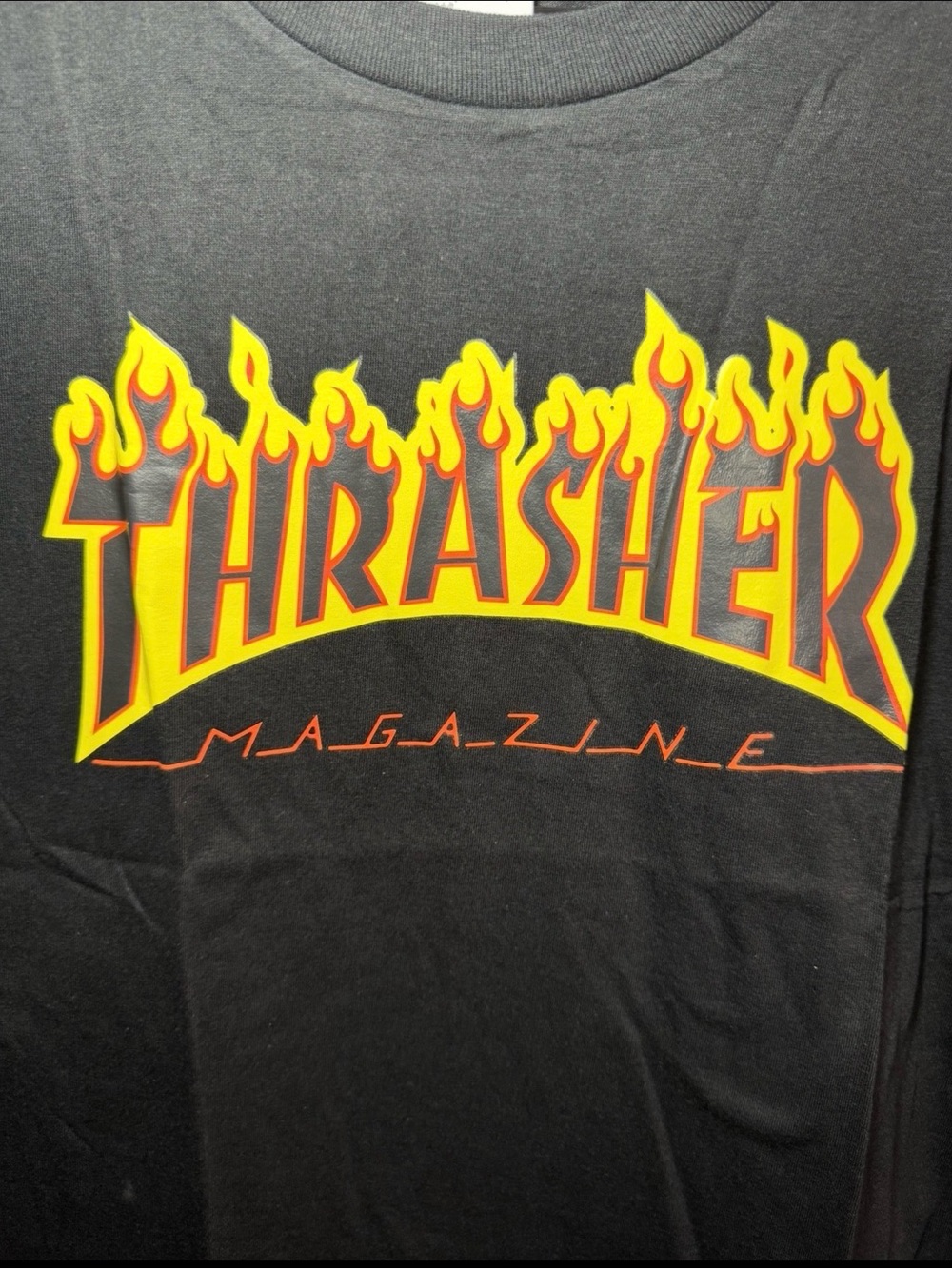 NWOT Gildan Skater Skateboarding Thrasher Magazine Black T Shirt Size Medium